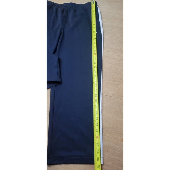 Vtg Nike The Athletic Dept Sweatpants Size Medium Men's Blue White Stripe Pocket - Picture 11 of 14